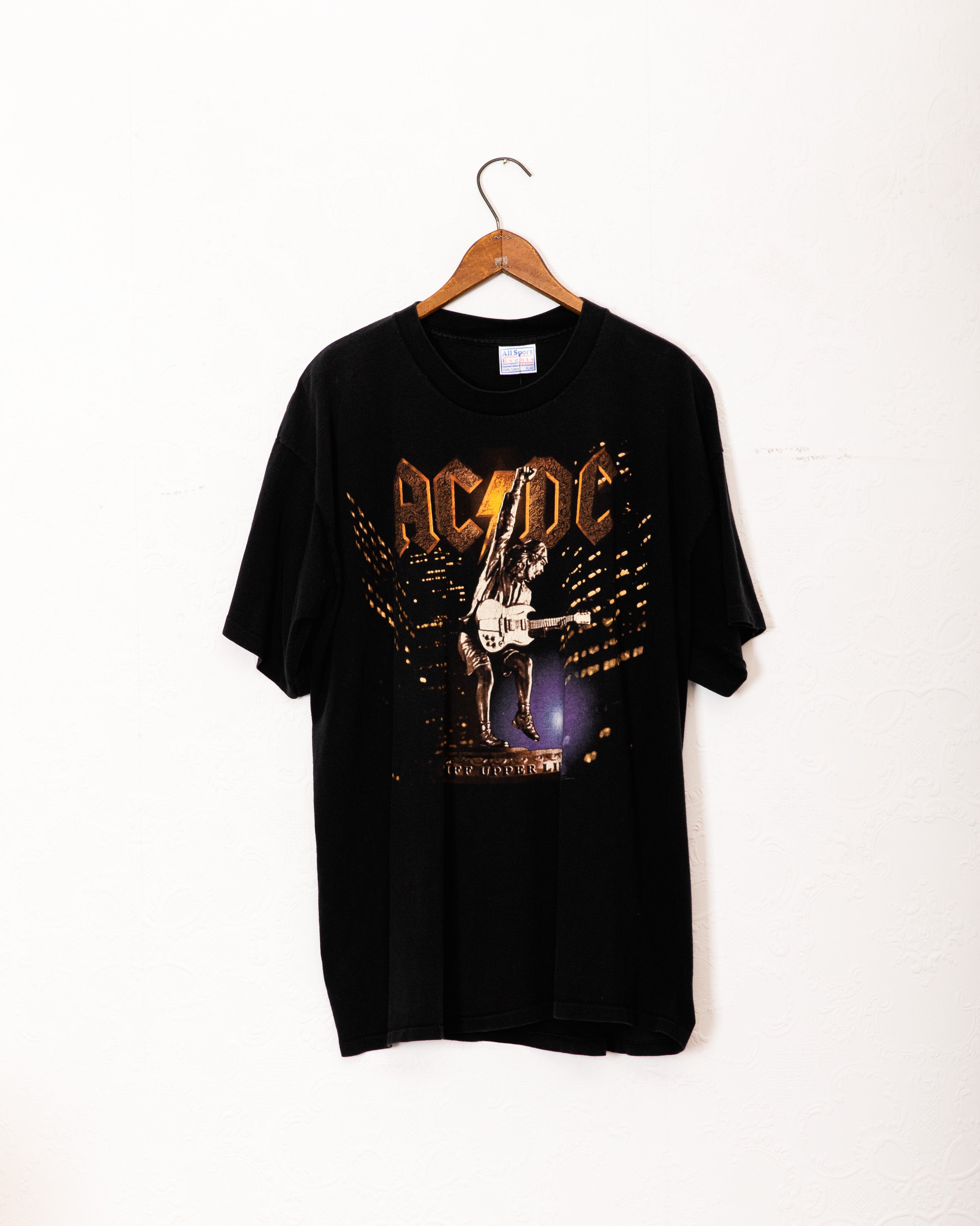 ACDC Stiff Upper Lip ヴィンテージ ツアーTシャツ S ACDC 2000 'Stiff